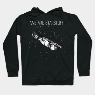 We Are Starstuff II - Space Station - Black - Sci-Fi Hoodie